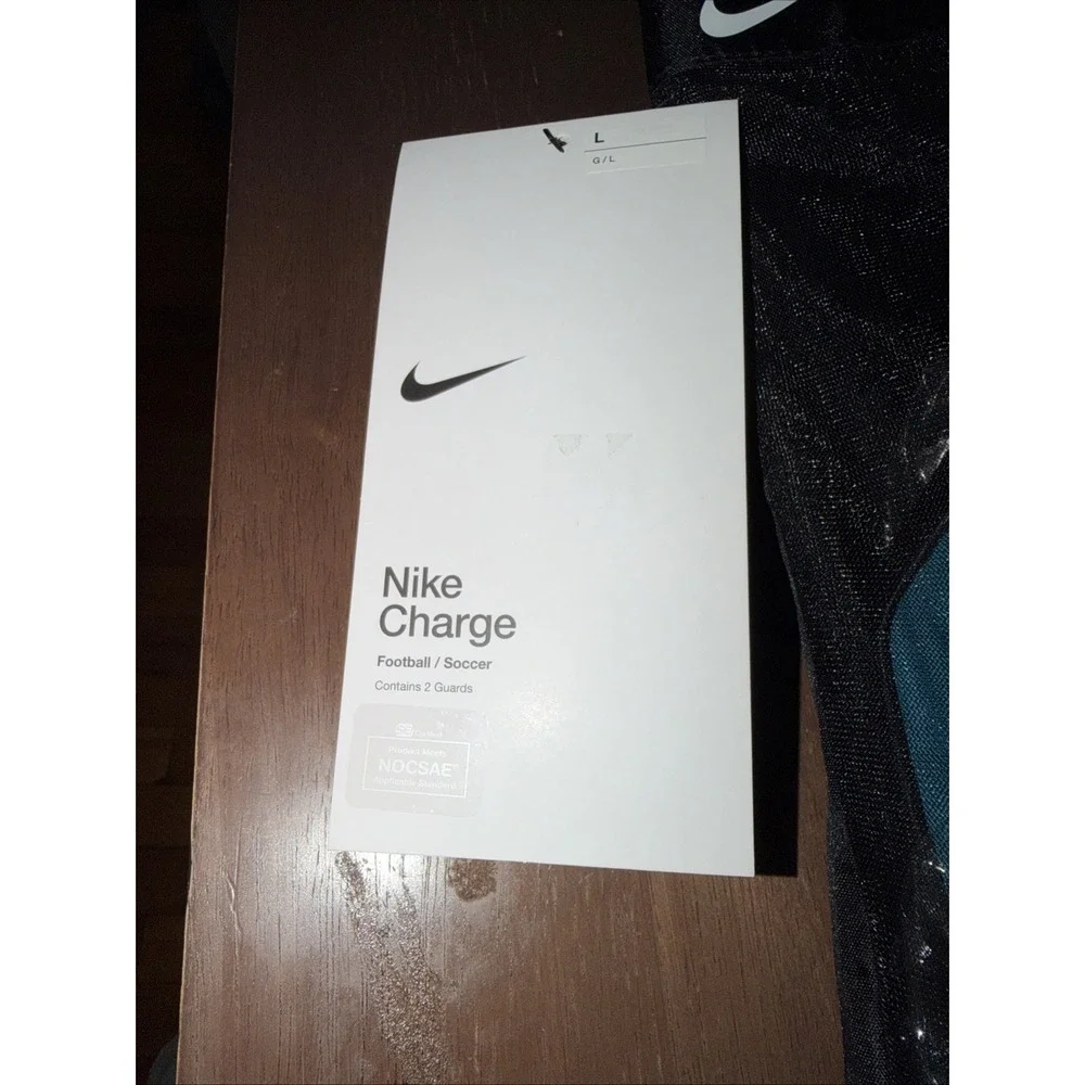 Nike Charge Shin Guards Adult Unisex Large Blue